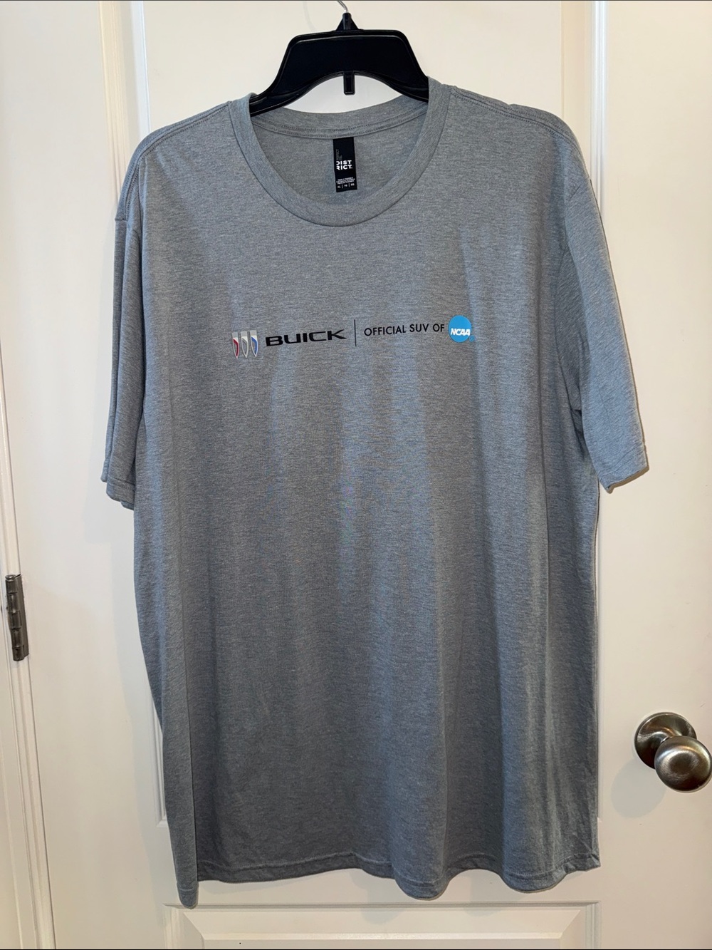 District Men’s Gray Buick Logo Short Sleeve Tee NCAA